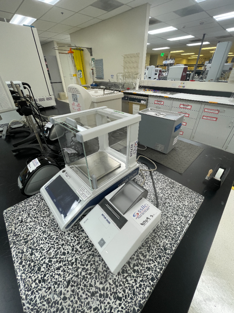 Image of Mettler Toledo MS105TS Analytical Balance System with Granite Block